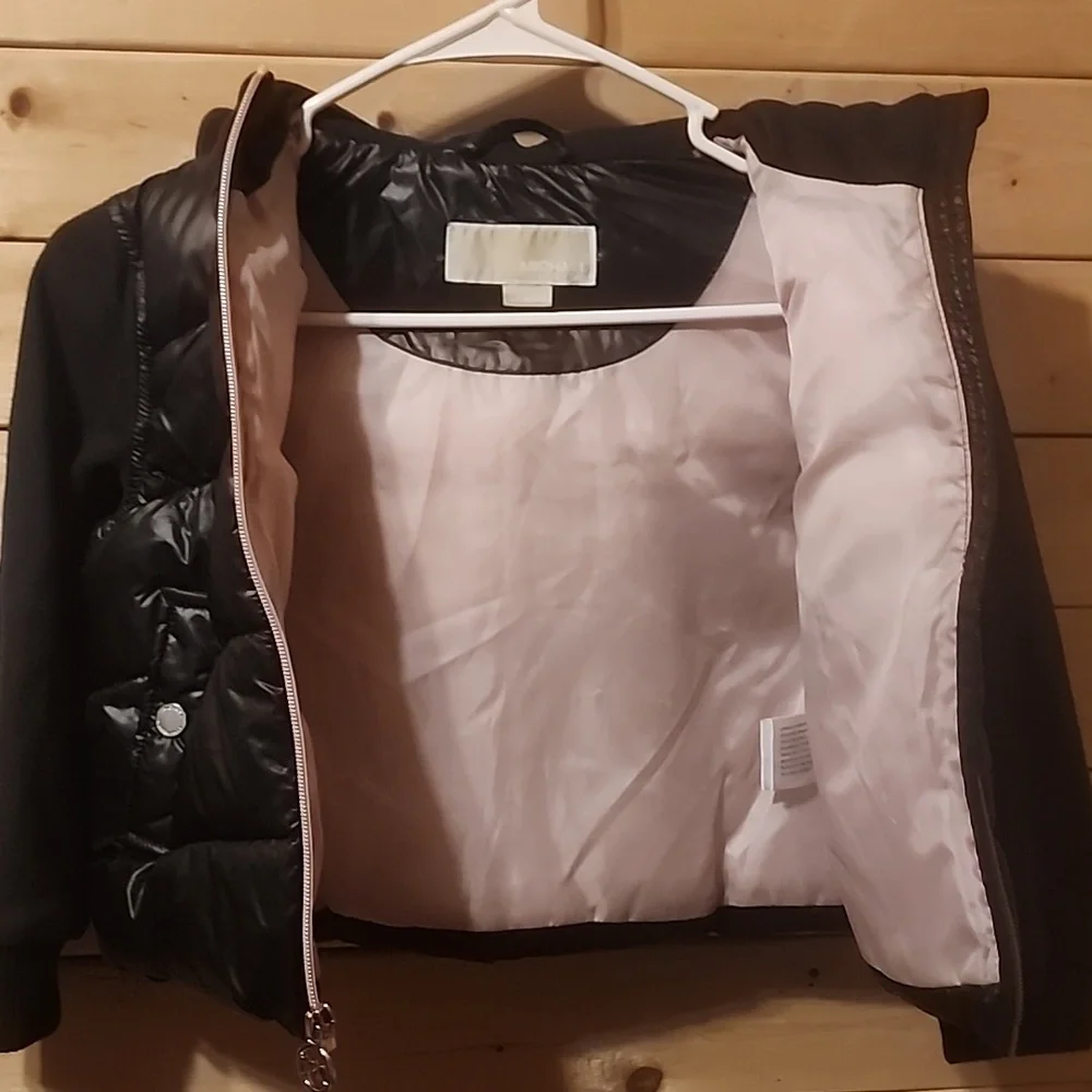 Michael Kors Black Puffer Jacket Kids Size 5/6